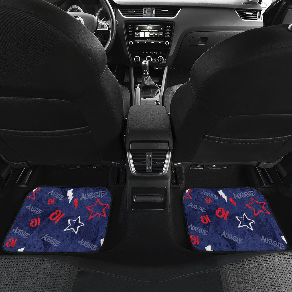 Australia Flag Day Car Mats Cool Kangaroo Beer Aussie Aussie Oi Oi
