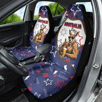 Australia Flag Day Car Seat Cover Cool Kangaroo Beer Aussie Aussie Oi Oi