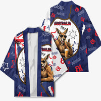 Australia Flag Day Kimono Cool Kangaroo Beer Aussie Aussie Oi Oi
