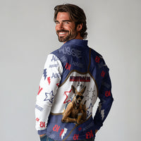 Australia Flag Day Long Sleeve Polo Shirt Cool Kangaroo Beer Aussie Aussie Oi Oi