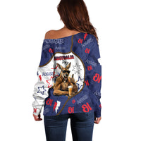 Australia Flag Day Off Shoulder Sweater Cool Kangaroo Beer Aussie Aussie Oi Oi