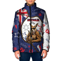 Australia Flag Day Padded Jacket Cool Kangaroo Beer Aussie Aussie Oi Oi