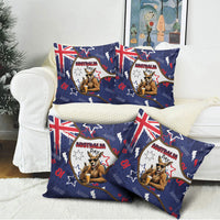 Australia Flag Day Pillow Cover Cool Kangaroo Beer Aussie Aussie Oi Oi