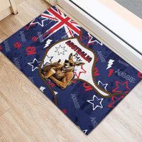 Australia Flag Day Rubber Doormat Cool Kangaroo Beer Aussie Aussie Oi Oi