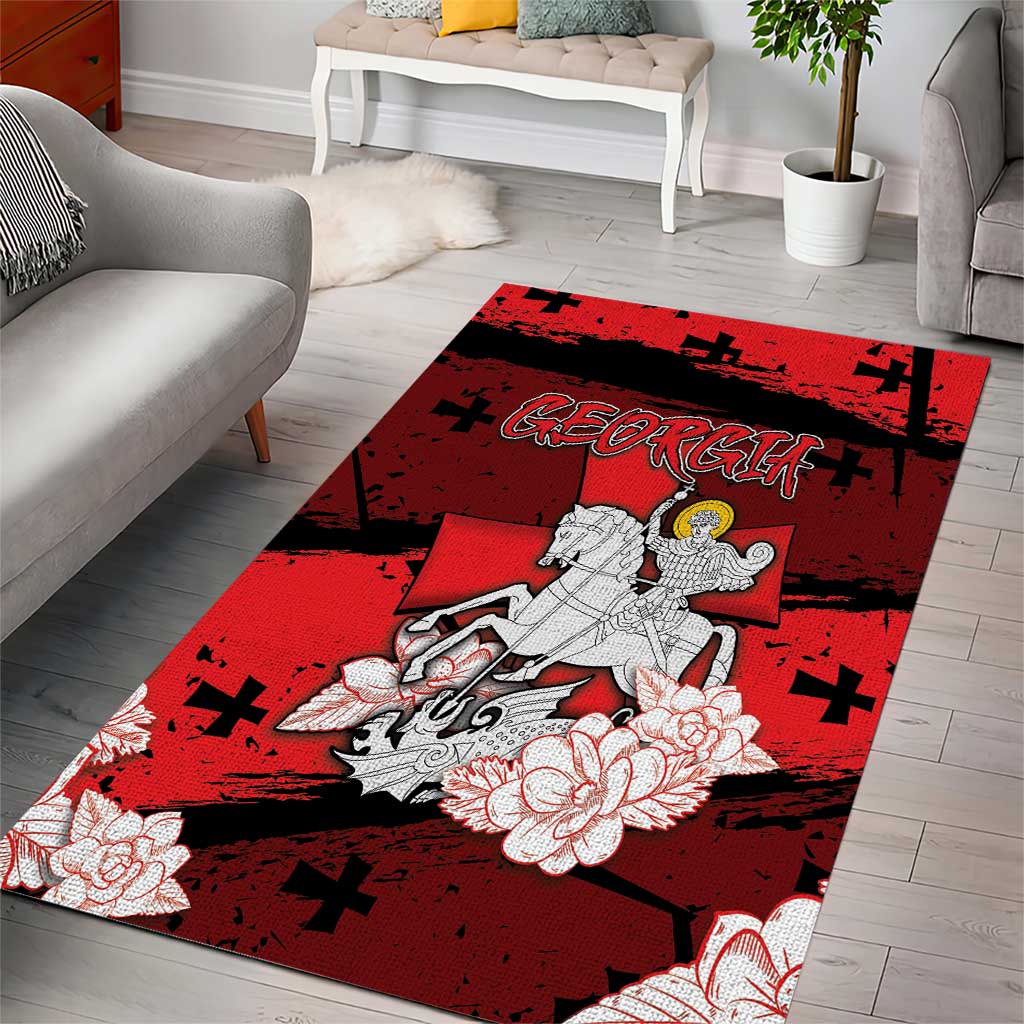 Georgia Area Rug Patron Saint Symbol - Wonder Print Shop