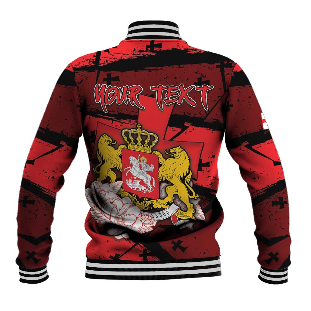 Personalized Georgia Baseball Jacket Patron Saint Symbol - Wonder Print Shop