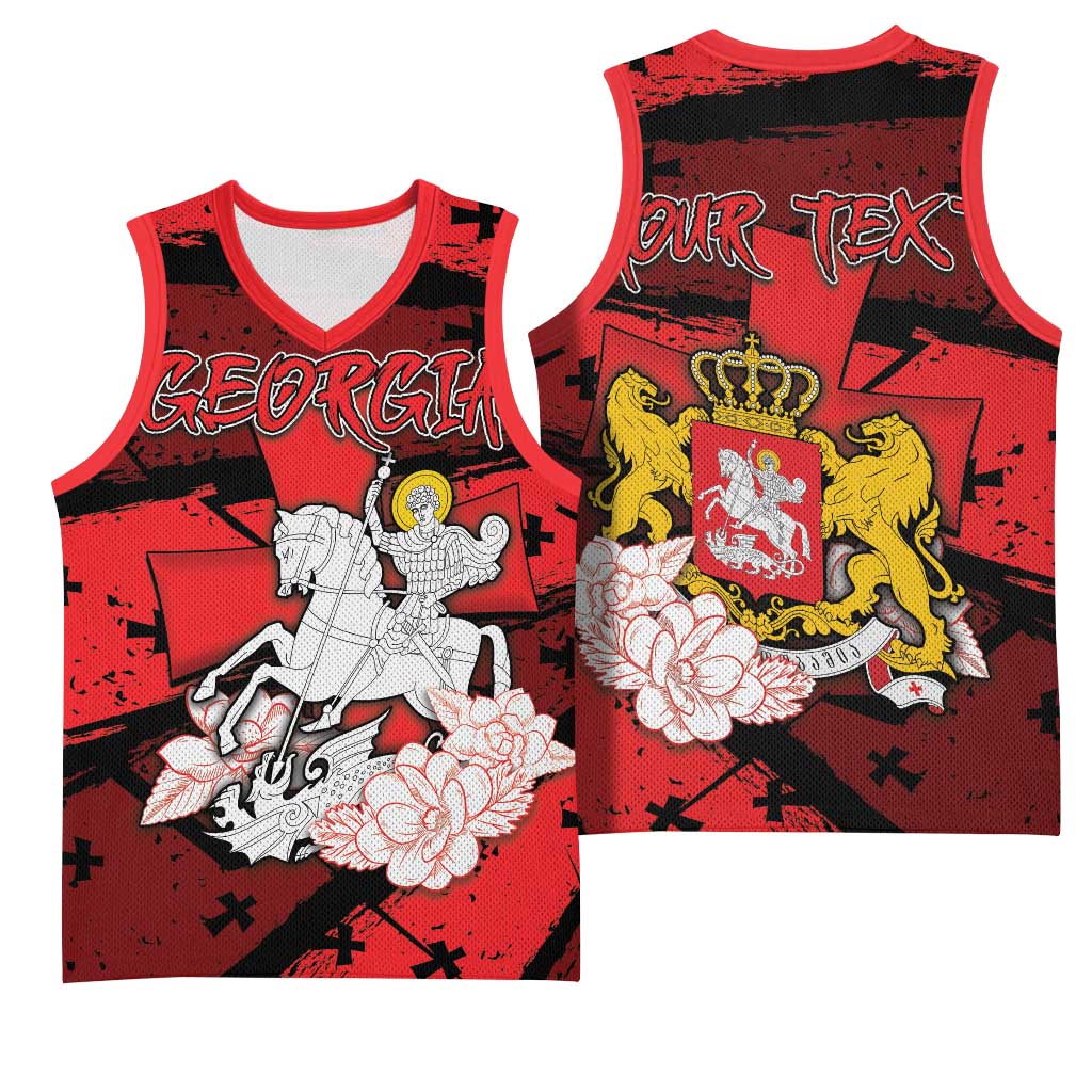 Personalized Georgia Basketball Jersey Patron Saint Symbol - Wonder Print Shop