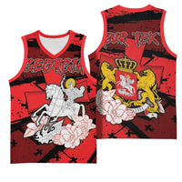 Personalized Georgia Basketball Jersey Patron Saint Symbol - Wonder Print Shop