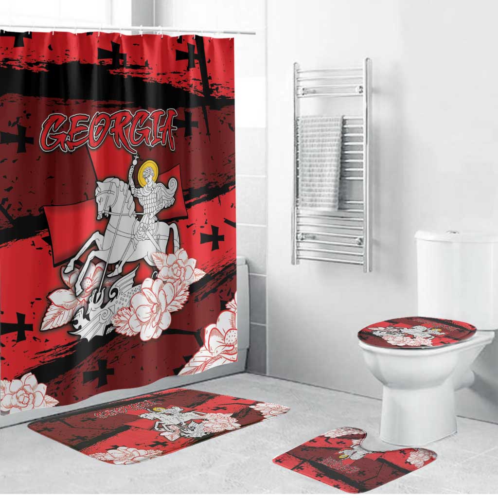 Georgia Bathroom Set Patron Saint Symbol - Wonder Print Shop