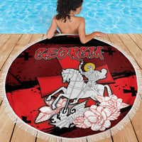 Georgia Beach Blanket Patron Saint Symbol - Wonder Print Shop