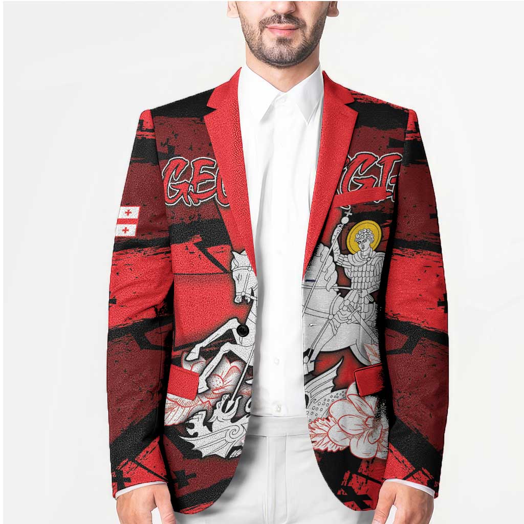 Personalized Georgia Blazer Patron Saint Symbol - Wonder Print Shop