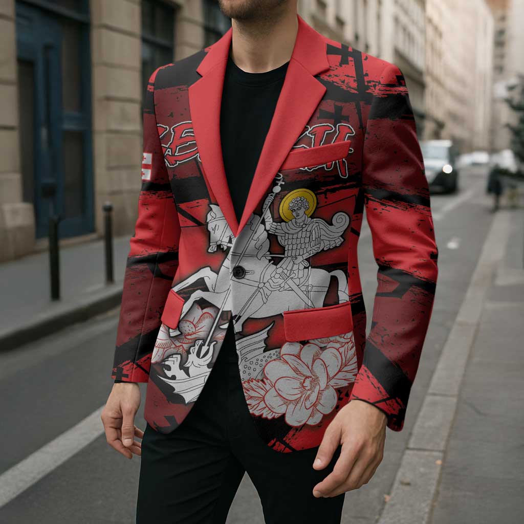 Personalized Georgia Blazer Patron Saint Symbol - Wonder Print Shop