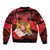 Personalized Georgia Bomber Jacket Patron Saint Symbol - Wonder Print Shop