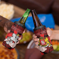 Personalized Georgia 4 in 1 Can Cooler Tumbler Patron Saint Symbol - Wonder Print Shop