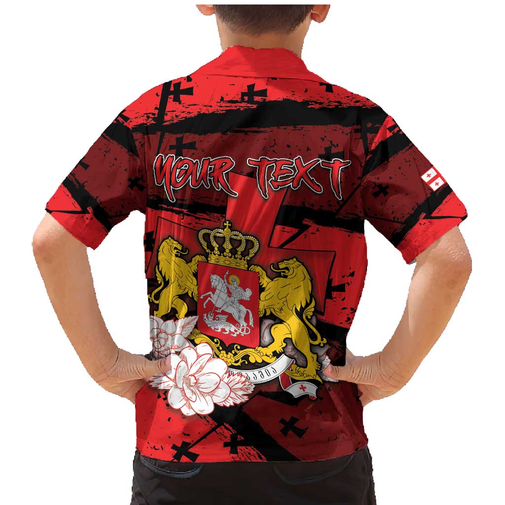 Personalized Georgia Family Matching Mermaid Dress and Hawaiian Shirt Patron Saint Symbol - Wonder Print Shop