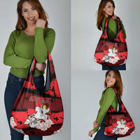 Georgia Grocery Bag Patron Saint Symbol - Wonder Print Shop