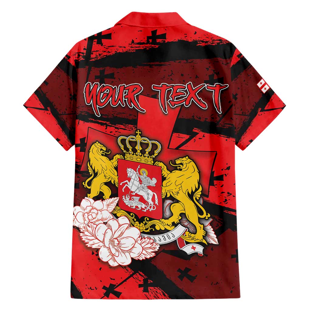 Personalized Georgia Hawaiian Shirt Patron Saint Symbol - Wonder Print Shop