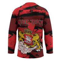 Personalized Georgia Hockey Jersey Patron Saint Symbol - Wonder Print Shop