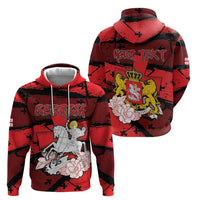 Personalized Georgia Hoodie Patron Saint Symbol - Wonder Print Shop