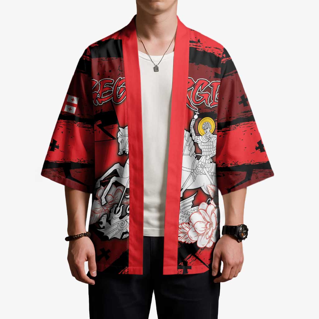 Personalized Georgia Kimono Patron Saint Symbol - Wonder Print Shop