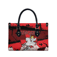 Georgia Leather Bag Patron Saint Symbol - Wonder Print Shop