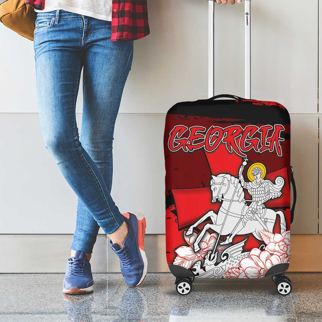 Georgia Luggage Cover Patron Saint Symbol - Wonder Print Shop
