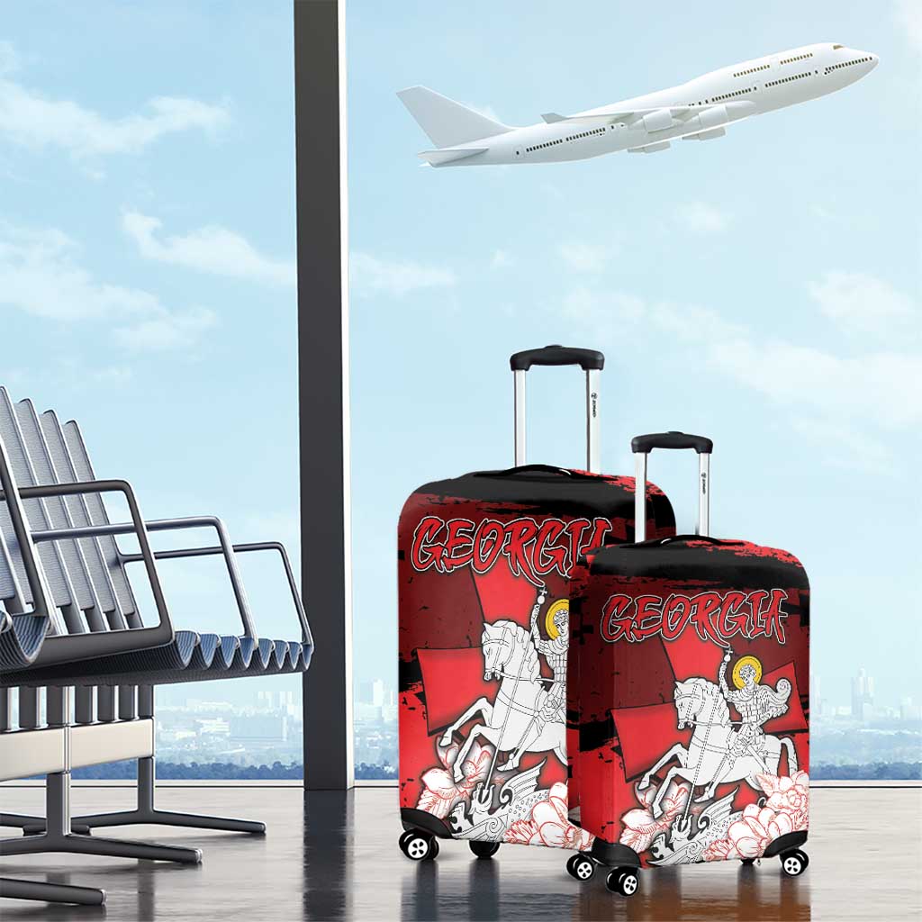 Georgia Luggage Cover Patron Saint Symbol - Wonder Print Shop