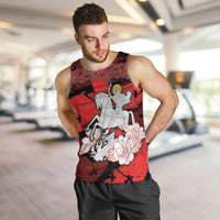 Personalized Georgia Men Tank Top Patron Saint Symbol - Wonder Print Shop