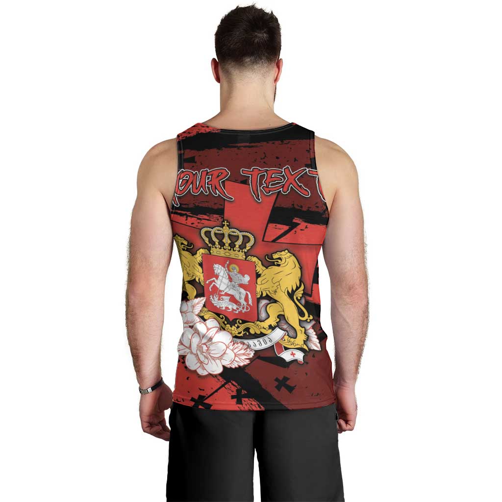 Personalized Georgia Men Tank Top Patron Saint Symbol - Wonder Print Shop