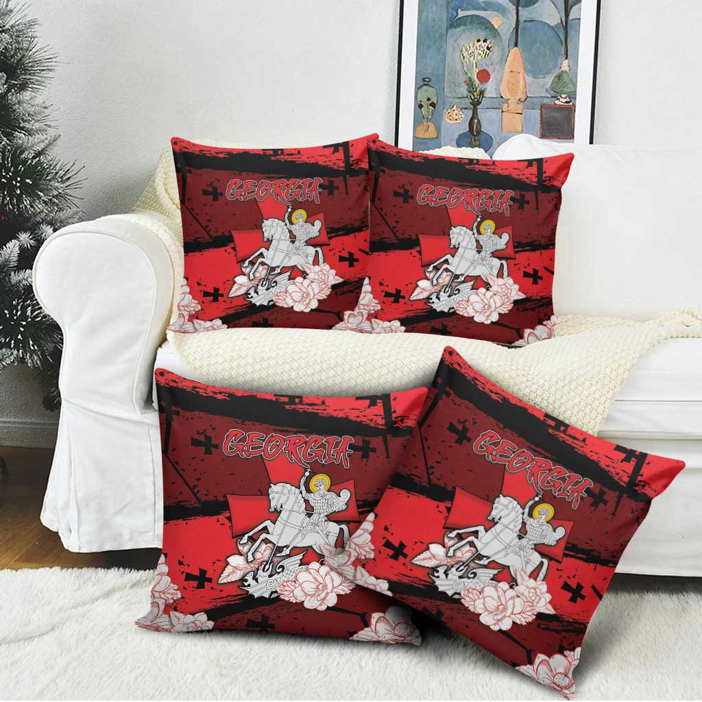 Georgia Pillow Cover Patron Saint Symbol - Wonder Print Shop