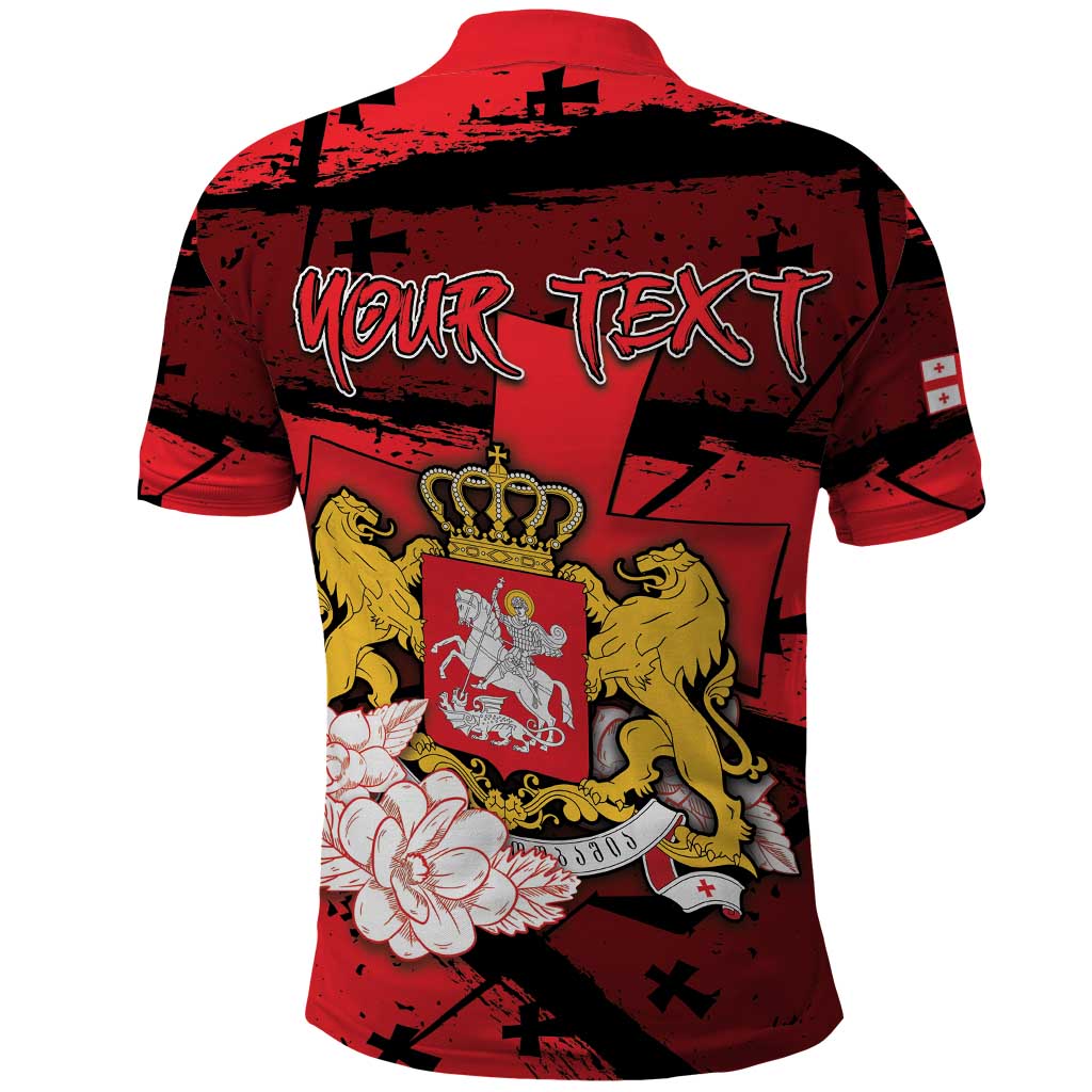 Personalized Georgia Polo Shirt Patron Saint Symbol - Wonder Print Shop