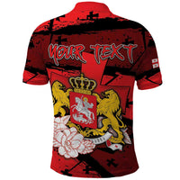 Personalized Georgia Polo Shirt Patron Saint Symbol - Wonder Print Shop