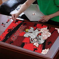 Georgia Puzzle Patron Saint Symbol - Wonder Print Shop