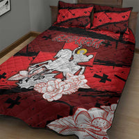 Georgia Quilt Bed Set Patron Saint Symbol - Wonder Print Shop