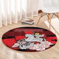 Georgia Round Carpet Patron Saint Symbol - Wonder Print Shop
