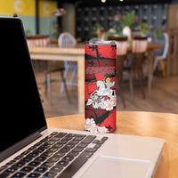 Personalized Georgia Skinny Tumbler Patron Saint Symbol - Wonder Print Shop