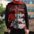 Personalized Georgia Sleeveless Puffer Jacket Patron Saint Symbol - Wonder Print Shop
