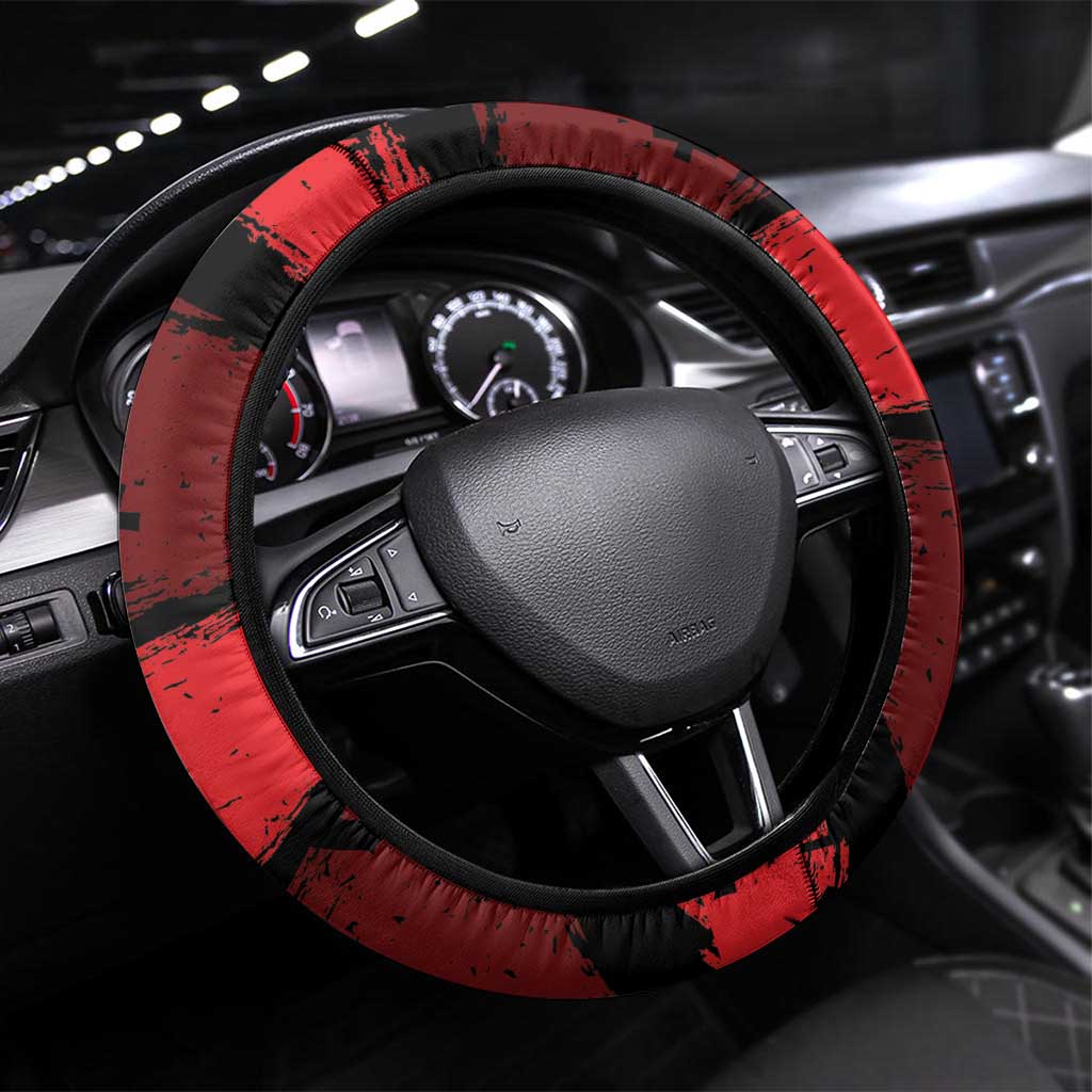 Georgia Steering Wheel Cover Patron Saint Symbol - Wonder Print Shop