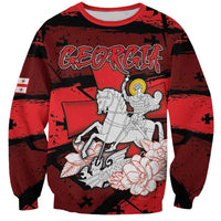 Personalized Georgia Sweatshirt Patron Saint Symbol - Wonder Print Shop