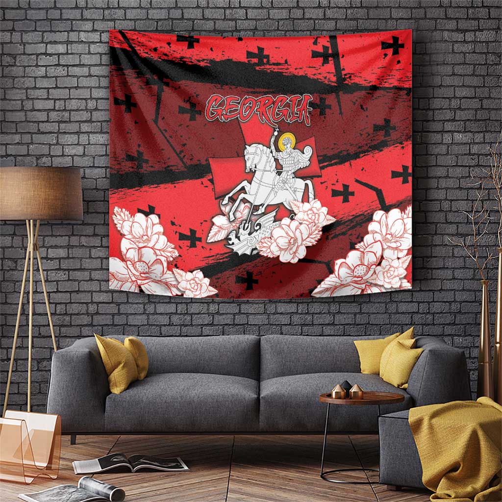 Georgia Tapestry Patron Saint Symbol - Wonder Print Shop