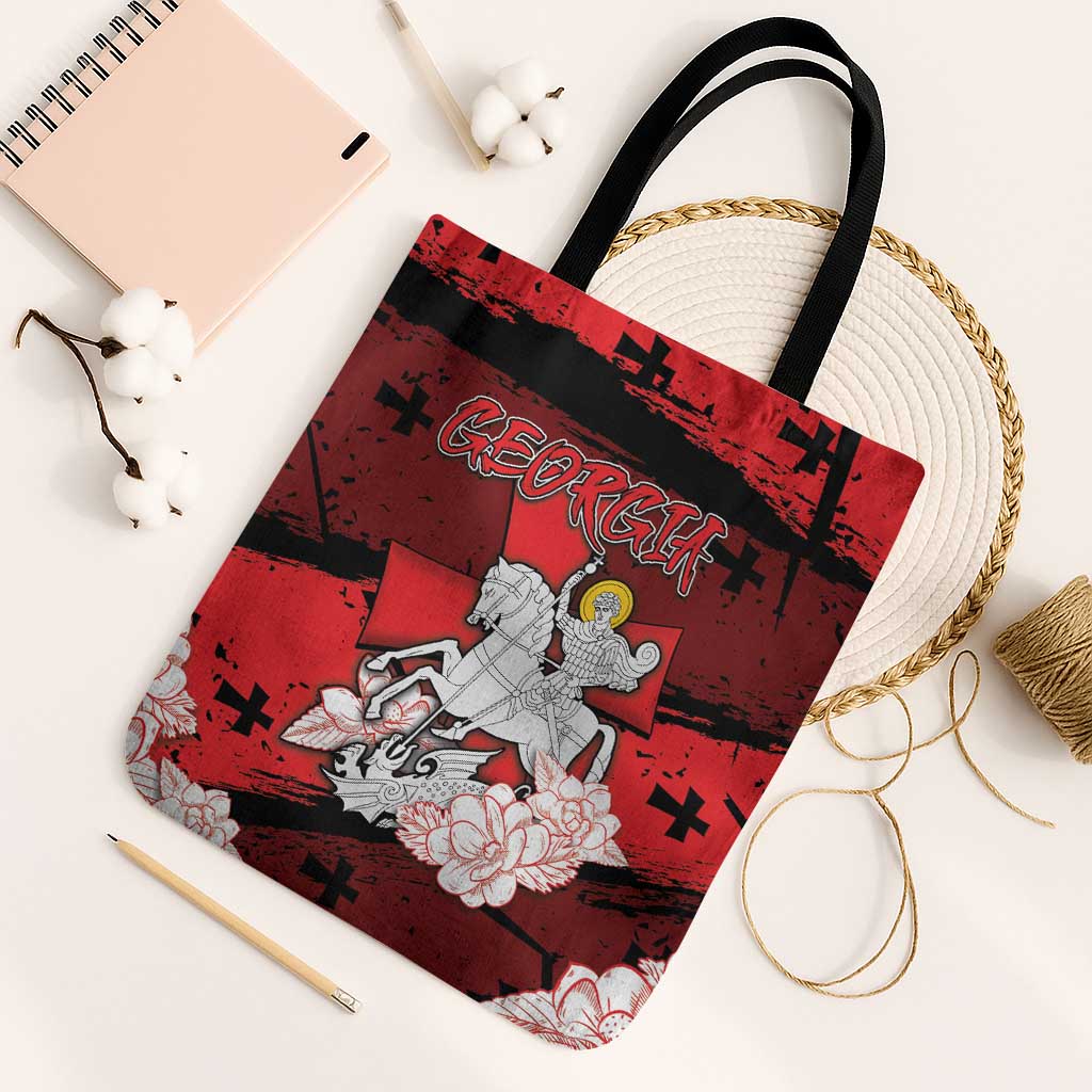 Georgia Tote Bag Patron Saint Symbol - Wonder Print Shop