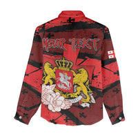 Personalized Georgia Women Casual Shirt Patron Saint Symbol - Wonder Print Shop