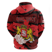 Personalized Georgia Zip Hoodie Patron Saint Symbol - Wonder Print Shop