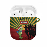 Merry Resistmas AirPods Case Resist Portland Frog - Wonder Print Shop