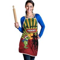 Merry Resistmas Apron Resist Portland Frog - Wonder Print Shop