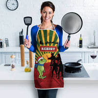 Merry Resistmas Apron Resist Portland Frog - Wonder Print Shop