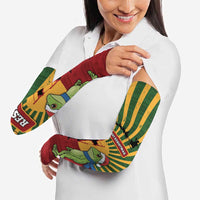 Merry Resistmas Arm Sleeves Resist Portland Frog - Wonder Print Shop
