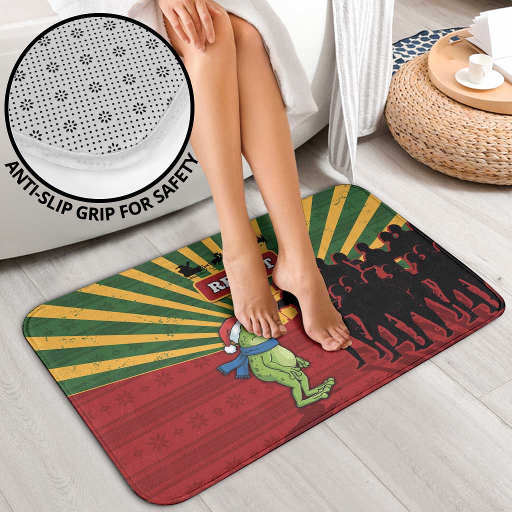 Merry Resistmas Bathroom Set Resist Portland Frog - Wonder Print Shop