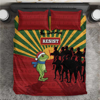 Merry Resistmas Bedding Set Resist Portland Frog - Wonder Print Shop
