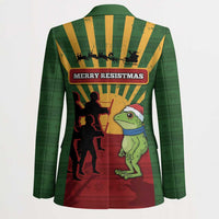 Merry Resistmas Blazer Resist Portland Frog - Wonder Print Shop
